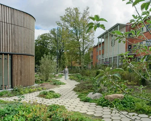 Video fra John Winthers plass i danmark der flyt er lagt på bakken