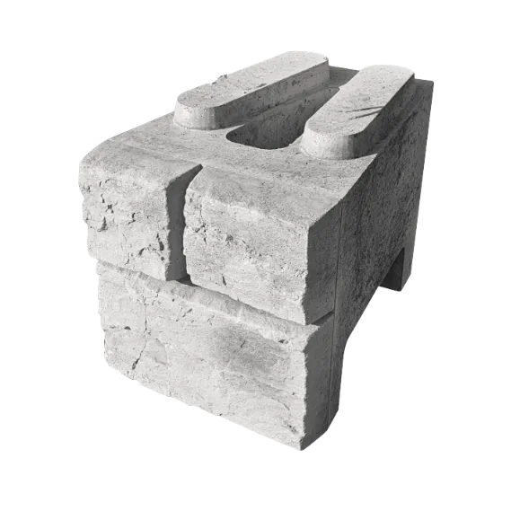Halvstein Asak Miljøstein sin Verti-Block® produktbilde