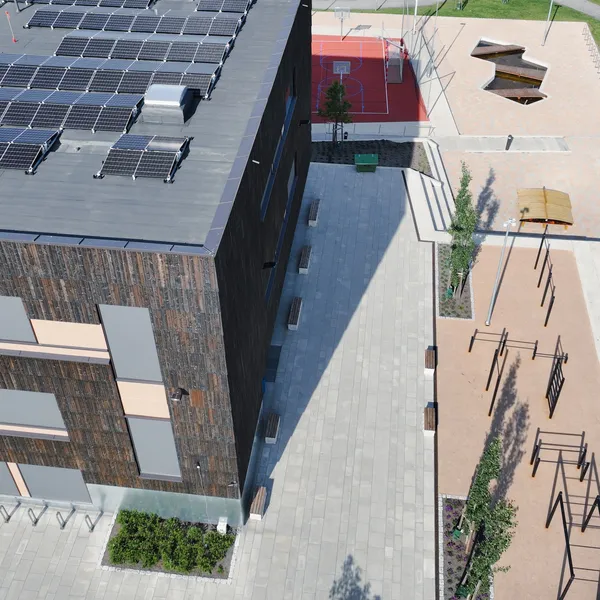 ASAK Stange ungdomsskole gangbaneheller