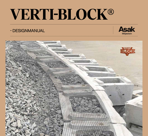 designmanual for Verti-block fra asak miljøstein